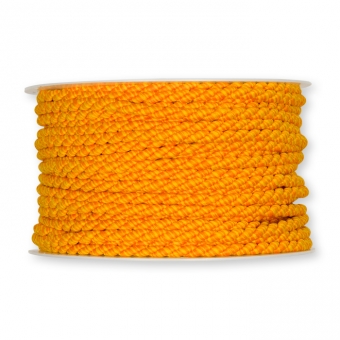 Kordel matt, meliert 4 mm | orange/gelb