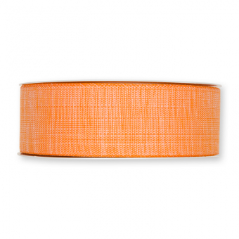 Dekoband "Baumwoll-Optik" 40 mm | Orange