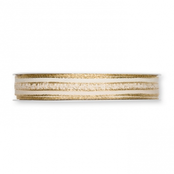 Weihnachtsband creme/gold