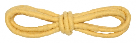 Filz-Wollschnur mit Jute-Seele Gelb