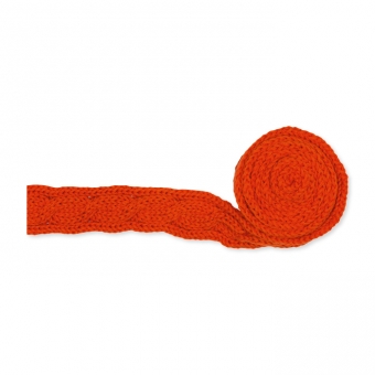 Deko-Strickband 5cm orange