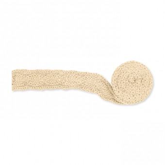 Deko-Strickband 5cm beige