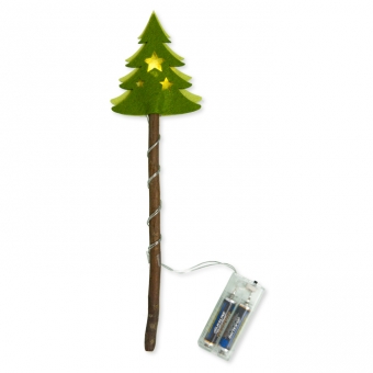 LED-Stecker "Tannenbaum" Grn/Pastellgrn