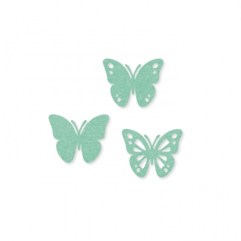 Filz-Sortiment Schmetterlinge 3,5 cm | Mint