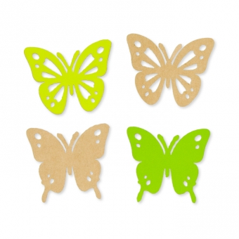 Papier-Sortiment "Schmetterlinge" grn/grasgrn