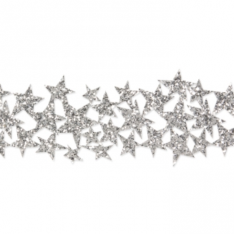 Glitterband "Sterne" 1 m 