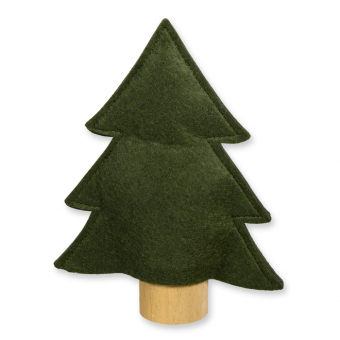 Filz-Aufsteller "Baum" 22 cm | Dunkelgrn