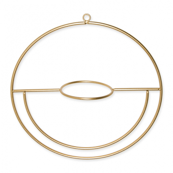 Metall-Hoop  ca. 26 cm Gold