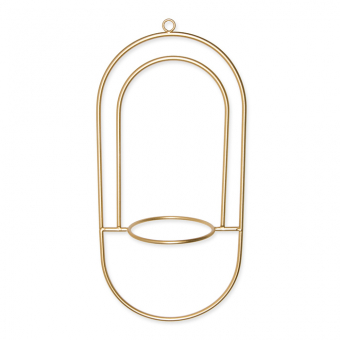 Metall-Hoop "Oval" Gold