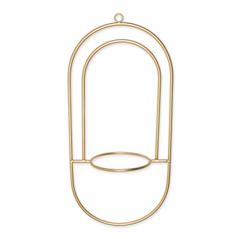 Metall-Hoop "Oval" Gold