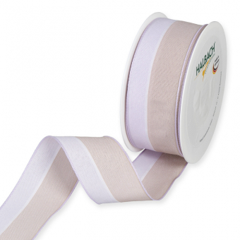 Streifenband, Baumwoll-Optik Lavendel