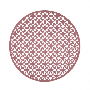 Filz-Tischdeko "Ornament" 40 cm | Altrosa