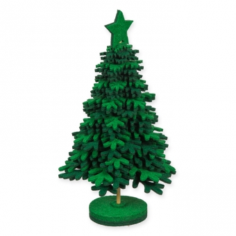 Filz-Aufsteller "Baum" tannegrn / dunkel grn