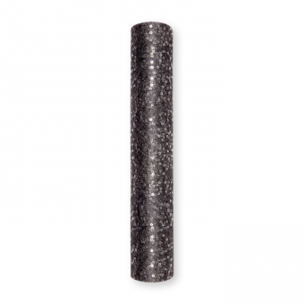 Pailletten-Tll 30 cm | grau/silber