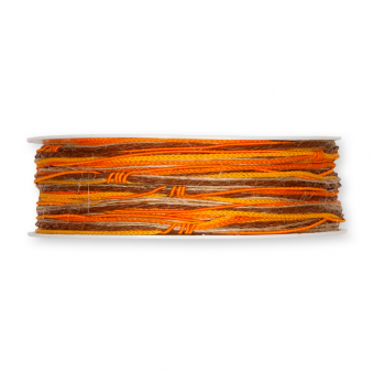 Kordel Materialmix 5 mm Orange/Braun