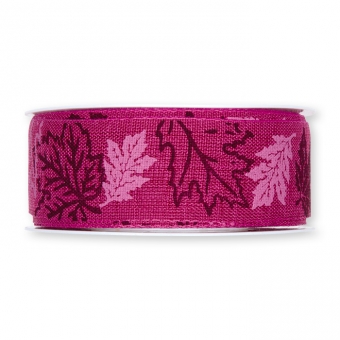 Druckband "Bltter"  Pink/Rose 