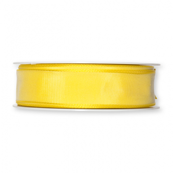 Standard Drahtkantenband 25 mm | Pastellgelb (402)