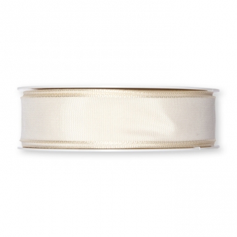 Standard Drahtkantenband 25 mm | Creme (70)