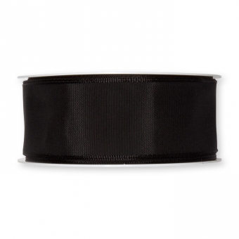 Standard Drahtkantenband 40 mm | Schwarz (100)