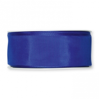 Standard Drahtkantenband 40 mm | Blau (5)