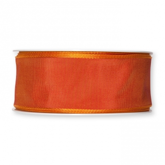 Standard Drahtkantenband 40 mm | dunkles Orange (69)