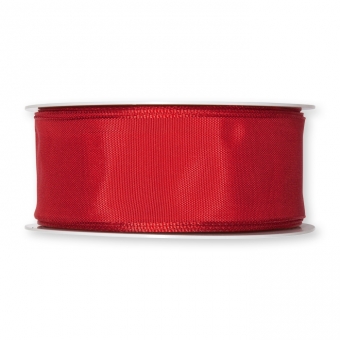 Standard Drahtkantenband 40 mm | Rot (77)
