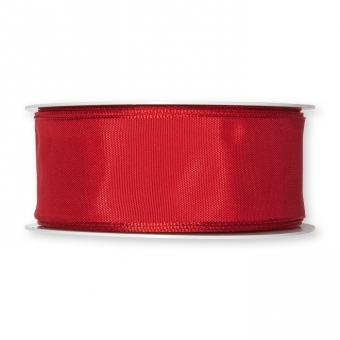 Standard Drahtkantenband 40 mm | Rot (77)