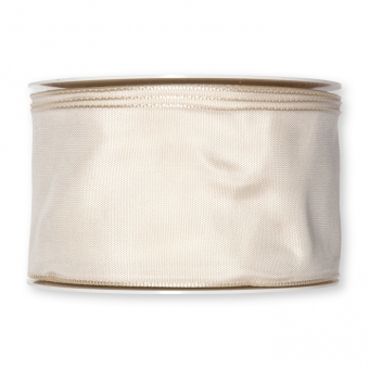 Standard Drahtkantenband 60 mm | Creme (70)