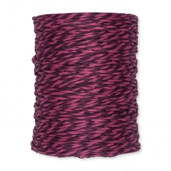 Papierkordel, 2-farbig pink/violet