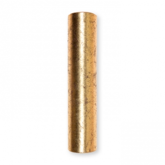Dekostoff mit Gold-/Silber-Druck 300 mm | gold/braun