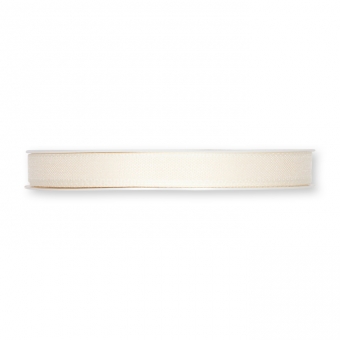 mattes Taftband Baumwolloptik 10 mm | Creme (70)