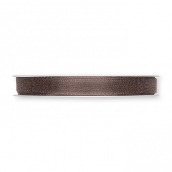 mattes Taftband Baumwolloptik 10 mm | Braun (93)