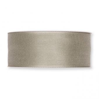 mattes Taftband Baumwolloptik 40 mm | Leinen (72)