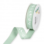 Druckband "Schmetterlinge", Farbe: Mint/Wei