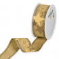 Druckband "Sterne" mehrfarbig, Farbe: Honig/Braun/Gold