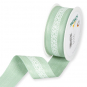 Druckband "Blten-Muster", Farbe: Mint/Wei