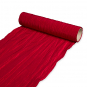 Plissee-Taftband / Taftstoff, Farbe: Rot