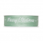 Druckband "Merry Christmas", Farbe: Mint/Wei