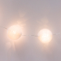 LED Girlande Wabenbälle ca. 2 m, Farbe: Weiß