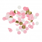 Konfetti-Mix  25 g, Farbe: pink/gold/wei