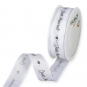 Druckband "Just Married", Farbe: Wei/Schwarz