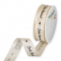 Druckband "Just Married", Farbe: Sand/Schwarz