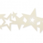 Filzband "Sterne" 13,5 cm, Farbe: Creme