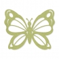 Filz-Schmetterling 4 Stück, Farbe: hellgrün