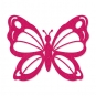 Filz-Schmetterling 4 Stück, Farbe: pink