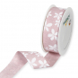 Druckband "Blten", Farbe: Rose/Wei