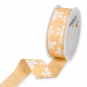 Druckband "Blten", Farbe: Orange/Wei