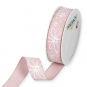 Druckband "Blten", Farbe: Pastellrosa/Wei