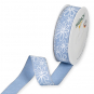 Druckband "Blten", Farbe: Hellblau/Wei