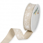 Druckband "Blten", Farbe: Leinen/Wei